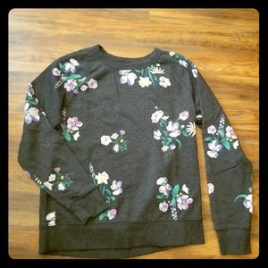Old Navy floral sweatshirt